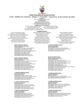 TJPA - Diário da Justiça - Edição nº 7475-2022
