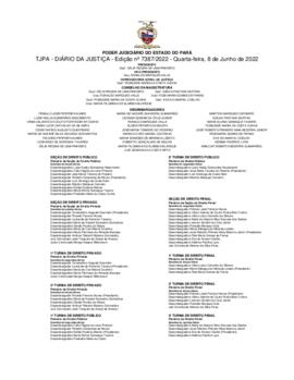 TJPA - Diário da Justiça - Edição nº 7387-2022