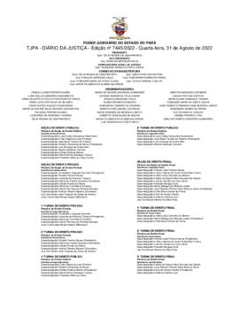 TJPA - Diário da Justiça - Edição nº 7445-2022