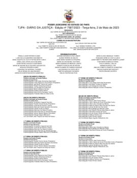 TJPA - Diário da Justiça - Edição nº 7587-2023