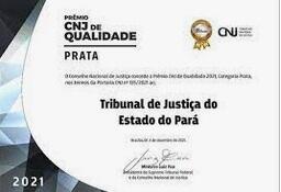 Prêmio CNJ de Qualidade 2021 Categoria Prata