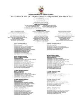 TJPA - Diário da Justiça - Edição nº 7365-2022