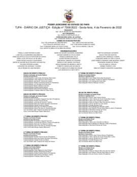 TJPA - Diário da Justiça - Edição nº 7306-2022