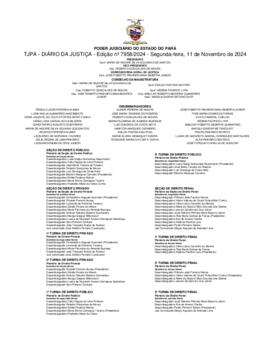 TJPA - Diário da Justiça - Edição nº 7958-2024