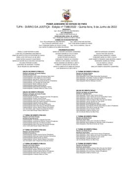 TJPA - Diário da Justiça - Edição nº 7388-2022