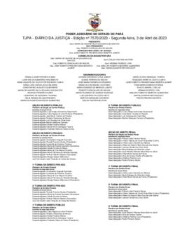 TJPA - Diário da Justiça - Edição nº 7570-2023