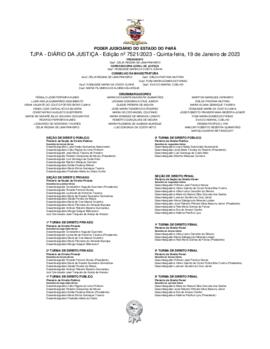 TJPA - Diário da Justiça - Edição nº 7521-2023