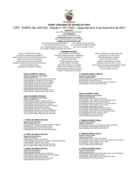 TJPA - Diário da Justiça - Edição nº 7277-2021